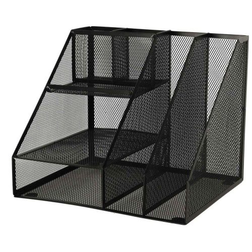 Metal desk organizer 6 compartments