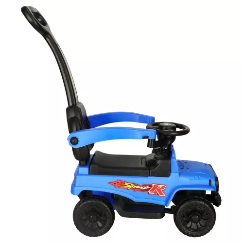 Off-road car push ride with sound and lights blue