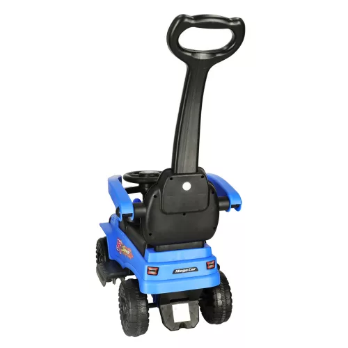 Off-road car push ride with sound and lights blue