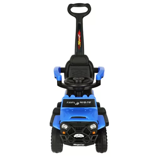Off-road car push ride with sound and lights blue