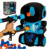 Éhes robot céllövöldözős arcade játékszett fegyverrel + golyókkal