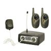 Walkie-talkie szett gyerekeknek, khaki színben, alközponttal