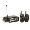 Walkie-talkie szett gyerekeknek, khaki színben, alközponttal