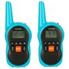 Walkie-talkie gyerekeknek, 3 km-es hatótávolságú, 2 darabos készlet.
