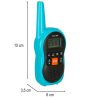 Walkie-talkie gyerekeknek, 3 km-es hatótávolságú, 2 darabos készlet.