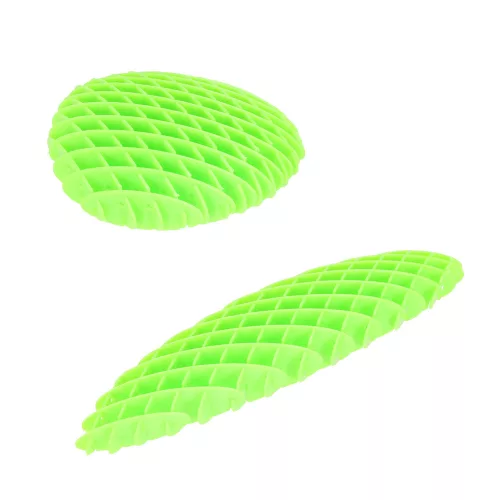 Fidge Worm sensory stress reliever green
