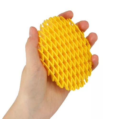 Fidge Worm sensory stress reliever yellow