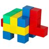Educational magnetic cube building blocks 64 el.