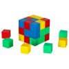Educational magnetic cube building blocks 64 el.