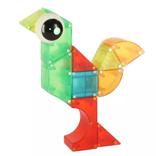 3D Construction Magnetic Bricks LED Illuminated 32 El.