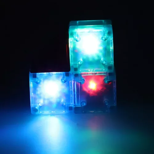 3D Construction Magnetic Bricks LED Illuminated 32 El.