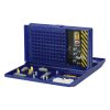 Battleships board game strategy logical game in a suitcase