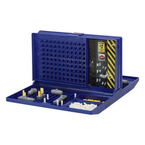 Battleships board game strategy logical game in a suitcase