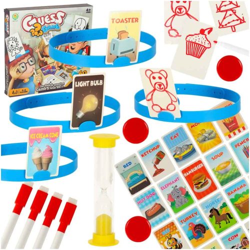Who am I? Guess the drawing Family board game for kids