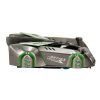 RC laser-controlled car driving on a wall with laser grey