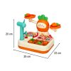 Adorable Carrot Interactive Toy Pond Fishing Collecting Carrot 4in1