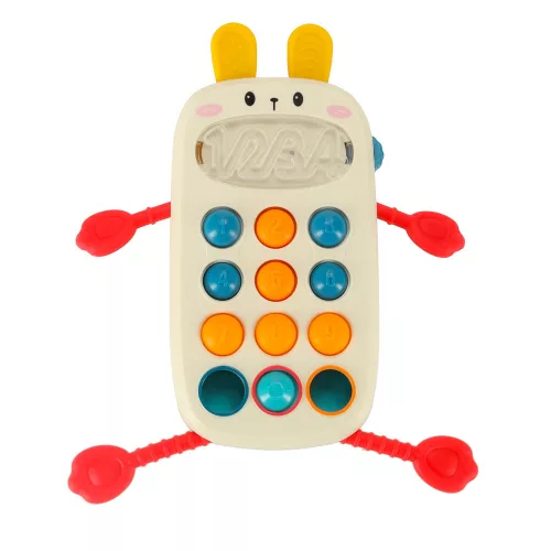 Montessori sensory toy for babies with phone buttons human