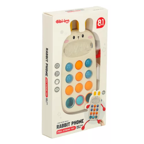 Montessori sensory toy for babies with phone buttons human