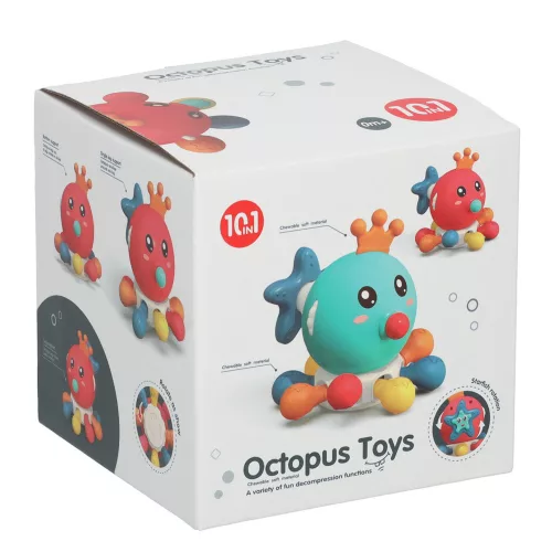 Octopus sensory Montessori toy for babies