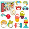 Sensory rattle rattle set of 12 pieces.