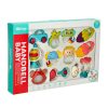 Sensory rattle rattle set of 12 pieces.