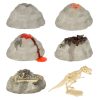 Volcanic eruption 2in1 experiment + dinosaur