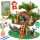 Wooden house creative game for children