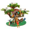 Wooden house creative game for children