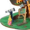 Wooden house creative game for children