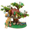 Wooden house creative game for children