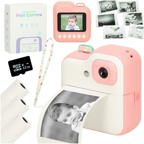 Instant camera for kids 1GB 24mpx white
