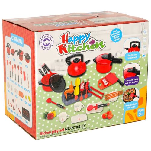 Kitchen accessory set pots and pans 35pcs