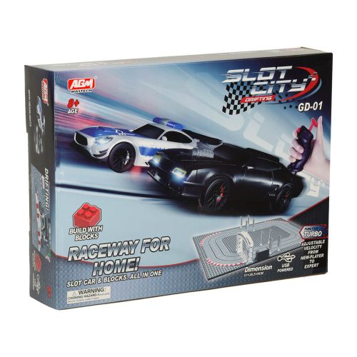 Police car race track 51x38.5cm