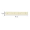 Bathroom wall hook white