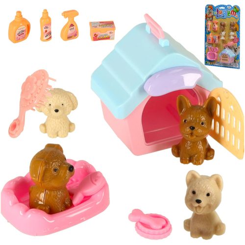 Kisállat-fürdő szett mini kutya gyerekeknek