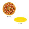 Deluxe Ételvágó Játékkészlet – Pizza, Hamburger és Gyümölcsök kosárral 26 db