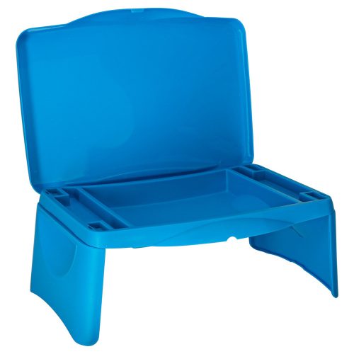 Children's car table with storage compartment, blue