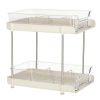 Organiser for desk acrylic two-tier