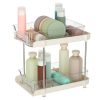 Organiser for desk acrylic two-tier