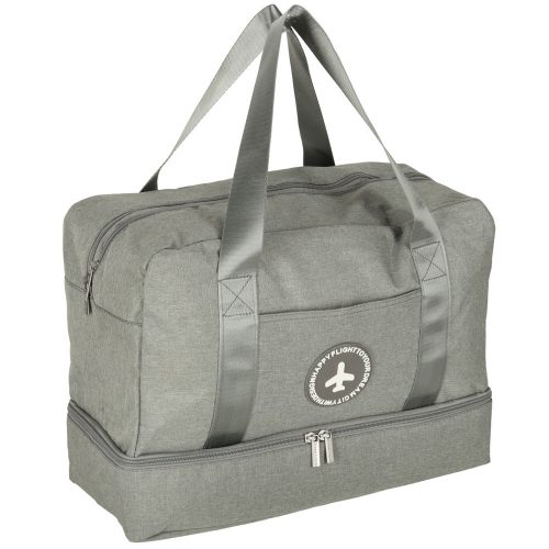 Travel bag hand luggage 39 x 18 x 30 cm gray