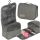 Hanging travel cosmetic bag foldable gray