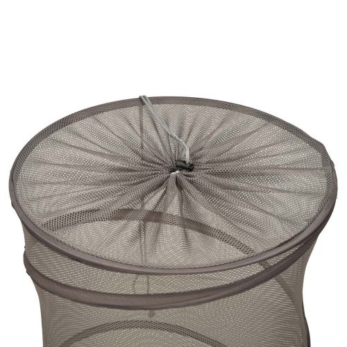 Clothes basket laundry rack foldable mesh hanging basket