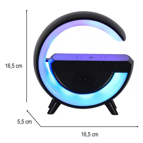 RGB LED charging light induction radio