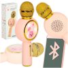Wireless microphone for karaoke bunny pink