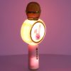 Wireless microphone for karaoke bunny pink