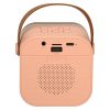 Karaoke speaker with microphone pink