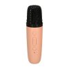 Karaoke speaker with microphone pink