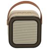 Karaoke speaker with microphone gold