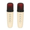 USB Bluetooth karaoke speaker cream