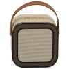 Karaoke set 2 microphones + portable speaker BLUETOOTH USB LED in beige